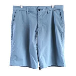 Hurley Nike DRI-FIT Technology Men's Performance Shorts 34 Aqua Green Stretch